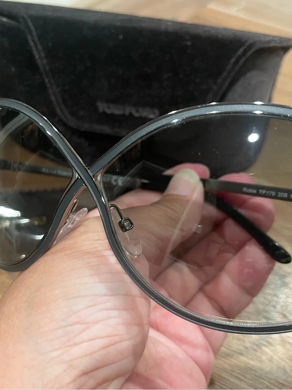 Tom Ford Women's Butterfly ‘Rickie’ Frame Sunglasses (TF179)
